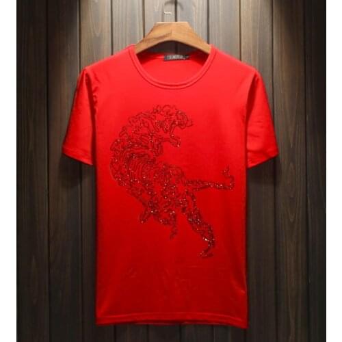 New arrive Casual Tshirt Round Neck Cotton Men top quality men tees