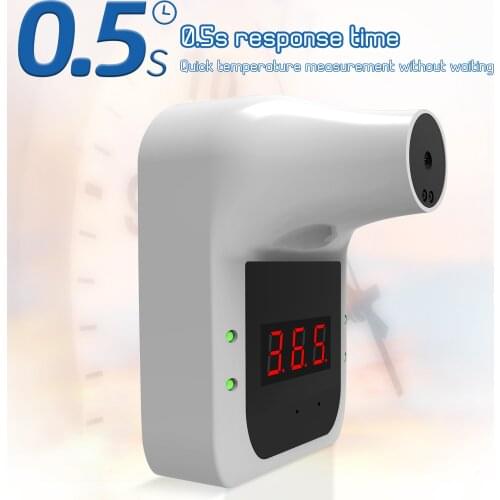 New wall-mounted infrared thermometer non-contact digital forehead thermometer Temperature Sensor Laser Gun With Fever Alarm