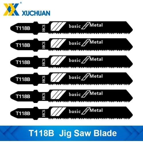 Jigsaw Blade T118B HCS Jig Saw Blade for Wood Metal Cutting Reciprocating Power Tool Metal Assorted Saw Blade