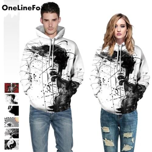 Мужские толстовки с принтом ONE LINE FOX China At AliExpress