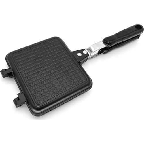 Grilled Sandwich Panini Maker,Toast Bread Breakfast Machine,Hot Sandwich Pan,Nonstick Aluminum Removable Flip Frying Pan