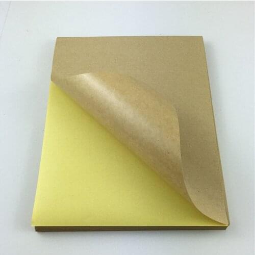 24Pcs/Lot Blank A4 Paper Size Self-Adhesive Paper Sticker For Party Supplies DIY Label Seal Wall Sticker Accept Customized Logo