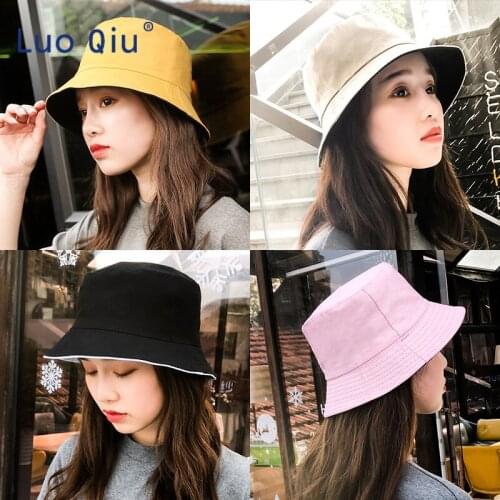 2019 Summer Style Fashion Women Girl Sun Hat Simple Lady Foldable Cotton Ladies Wide Hats Outdoor Leisure Beach