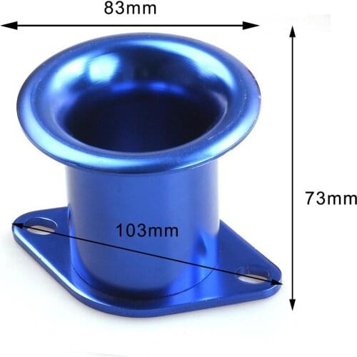 Air Horn Funnel GTS Velocity Stack 20V 4AG ITB for Toyota Corolla AE86 Blue