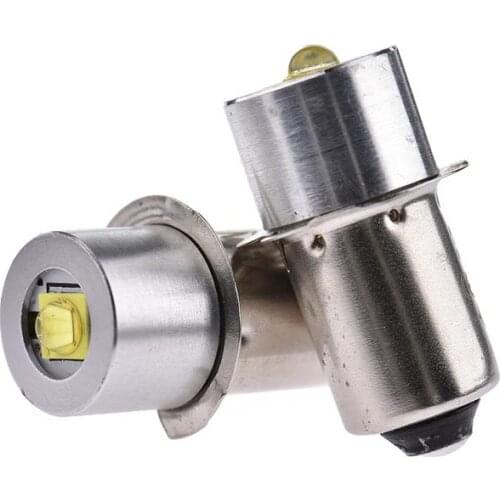 High Bright LED Flashlight Bulb Energy-Saving 3W 3V 4-12V P13.5S White Light Bulbs For Tourch Flashlight Camping Light