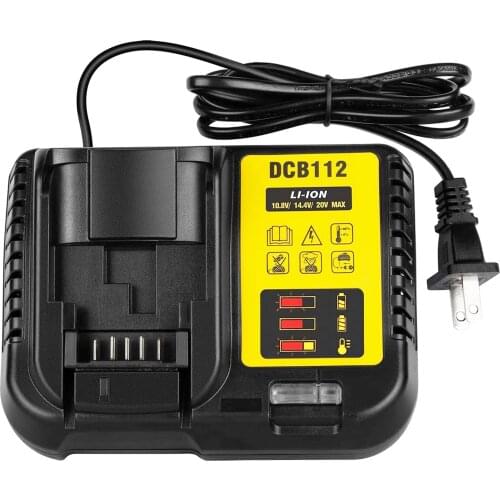 For Dewalt Li-ion Battery Charger 10V 12V 14.4V 20V 4.5A For DCD710 DCF610 DCS310 DCF88 DCG412L2 DCB112/118
