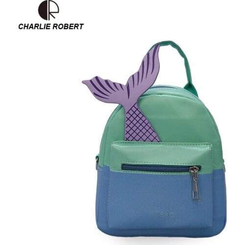 Cute Cartoon Cloud Whale Unicorn Women Lady Mini Backpack Panelled Casual PU Funny 2019 New Spring Style Backpack