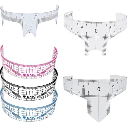 1pc 6 styles Eyebrow Rulers Tool Measures Microblading Permanent Make Up Eyebrow Tattoo Position Ruler