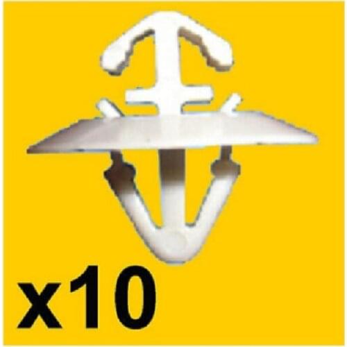 10x For Vauxhall Vivaro Side Moulding / Door Trim Clips
