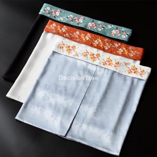 2021 chinese tops women camis crop top flower embroidery tank tops cropped feminino ladies vest camisole oriental hanfu shirt