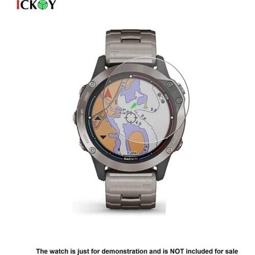 3pcs LCD Clear Screen Protector Guard Cover Shield Film for Garmin Quatix 6 Quatix6 Smartwatch Accessories