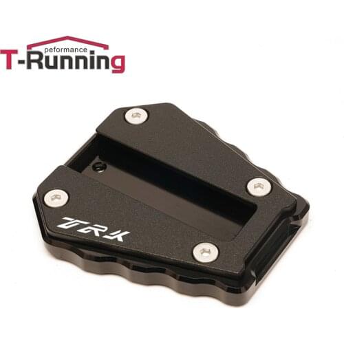 Motorcycle accessories Kickstand Enlarger Side Stand Pad Extension Support Plate For Benelli TRK 502 TRK502X 2017-2020