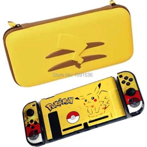 Nintend Switch Accessories New Carry Bag + Tempered Glass Film + PC Shell Case For Nintend Switch Game Console