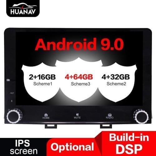 DSP Android 9 Car DVD Player for Kia Rio 2017 2018 Car GPS Navigation auto radio Stereo multimedia player head unit recorder 64G