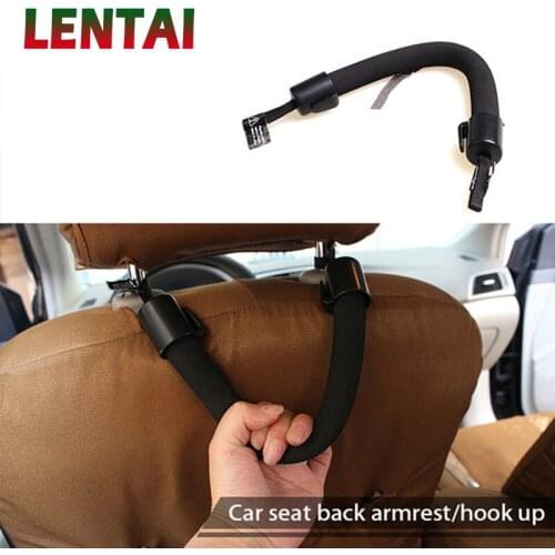 LENTAI For Mercedes benz w204 w203 Audi a3 a4 b6 b8 a6 b7 c5 Mitsubishi asx Chery 1PC Car Seat Back Headrest Holder Safty Handle