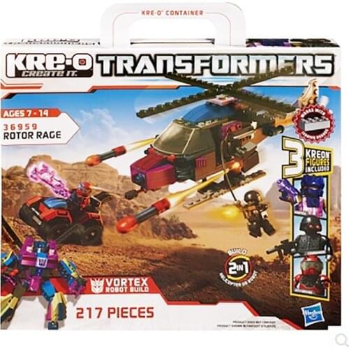 Hasbro KRE-O Transformers Vortex 217 pieces Small building block Children Toy Birthday Gift