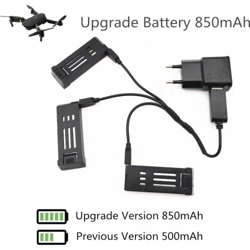 E58 Battery Upgrade 850mAh Lipo Battery For Eachine E58 L800 JY019 S168 3.7V 500mAh Bateria