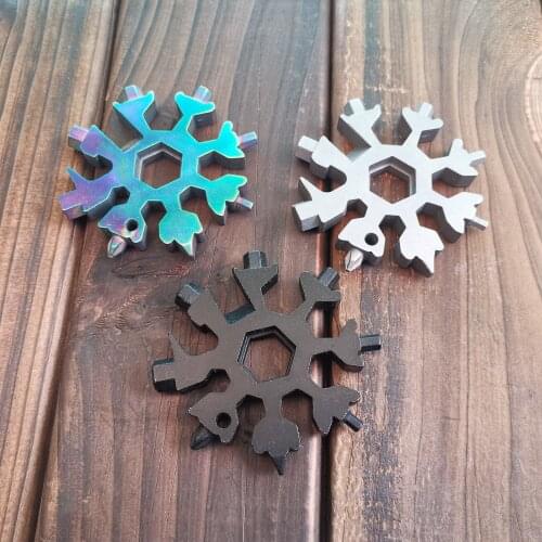 Mini Craft Tool Multi-functional 1Pcs Key Chain Portable for Household 4Colors Snowflake Hand Tools Handy Screwdriver