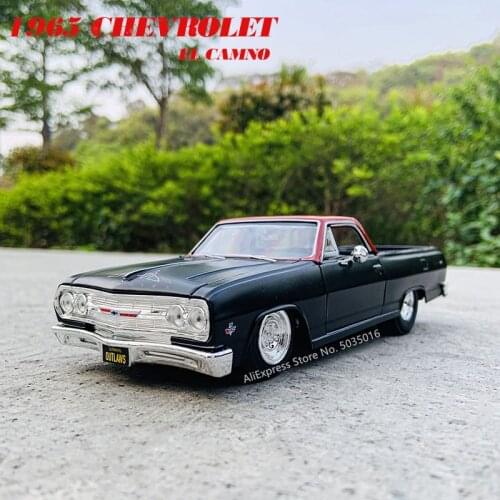 Maisto 1:24 1965 Chevrolet EL CAMINO simulation alloy car model crafts decoration collection toy tools gift