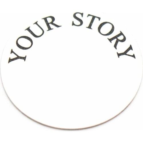 Newest 10pcs/lot Stainless steel 22mm large silver Your Story window plate floating plate for 30mm floating locket Glass locket