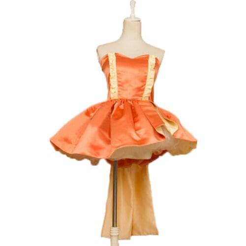 New Melody Pichi Pichi Pitch Seira Dress Cosplay Costume with gloves