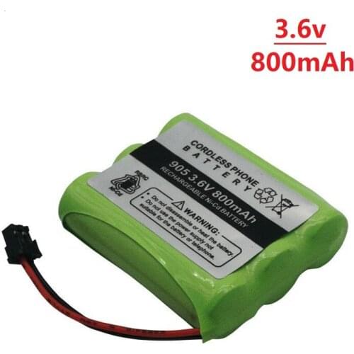 New-type Environmentally Friendly Low-self Discharge 3.6v 800mAh 2.88Wh Ni-CD Rechargeable Battery for UND BT905