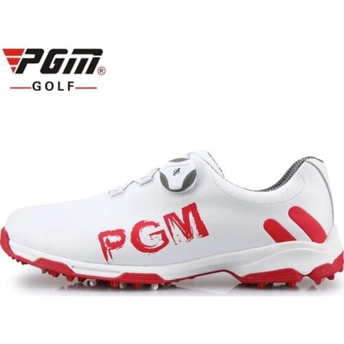 Golf Shoes Men Waterproof Sports Shoes Knobs Buckle Sneakers Man Breathable Anti-Slip Training Golf Shoes D0470