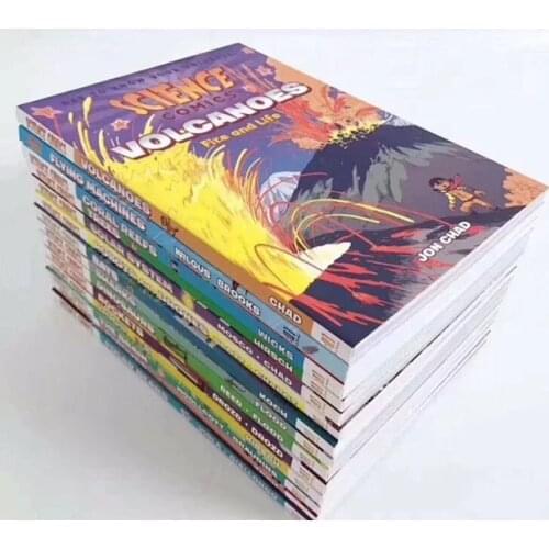 6-12 year 14 book/set Science Comics Children English picture books English story books and cartoons Extracurricular Reading