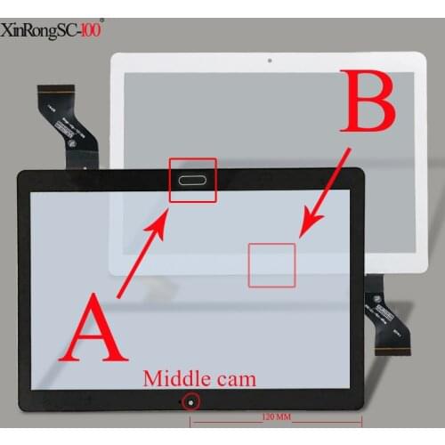 10.1'' inch ANGS-CTP-101306 2.5D Tablet PC lonwalk T10 Touch Screen Panel Digitizer Sensor Glass Replacement Multitouch