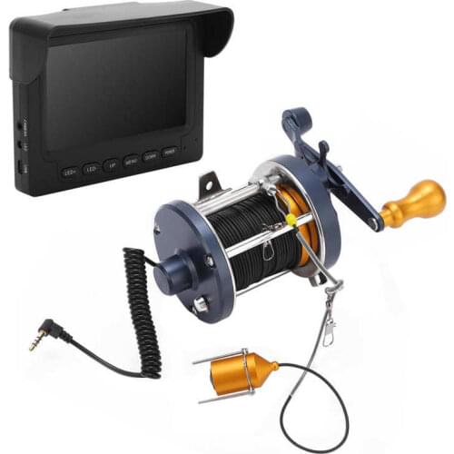 Underwater Fishing Camera Underwater Fish Monitor Aluminum Alloy with Storage Box for Underwater Exploration