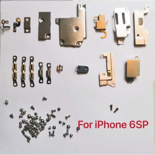 Full Set Small Metal Internal Bracket Parts + Full set screws for iPhone 5 5C 5S 6 6P 6S 6s Plus 7G 7plus 8 Plus X XR XS MAX