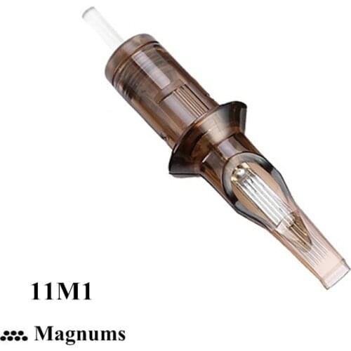 Premium Quality Original BIGWASP V3 Tattoo Needle Cartridges 11M1 (11 Single Stack Magnum) 20Pcs/Box Supply
