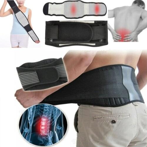 Adjustable Waist Tourmaline Self heating Magnetic Therapy Back Waist Support Belt Lumbar Brace Massage Band Health Care