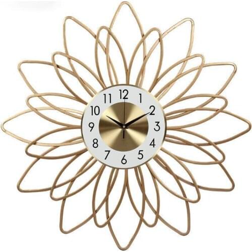 Luxury Extra Large Metal Wall Clock Modern Design Minimalist Style Iron Art 3D Decoration Clocks Home Decor Wall Watch Gift