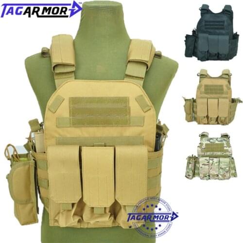 Tactical US Army 6094 NIJ Level IIIA Military Combat Bullet Proof Vest Police Security Molle Body Armor