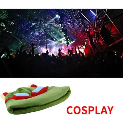 Cosplay Party Warm Masquerade Hat Handmade Knit Winter Adults Kids Holiday Halloween Party Cool Funny Cosplay Cap