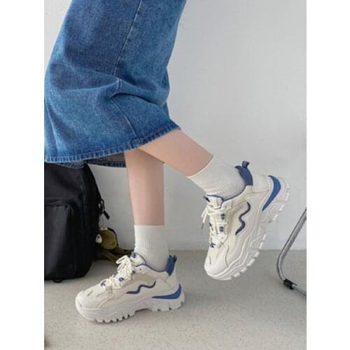 Daddy shoes female ins tide shoes 2021 new summer net shoes breathable thin white sports casual womens shoes