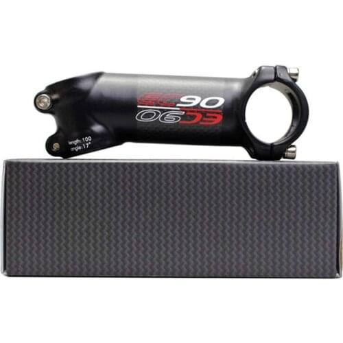 New Aluminum + Carbon Fiber Riser Rod Stem Carbon Fiber Bicycle Stem Carbon Handle 28.6-31.8MM 6degree Bicycle Stem
