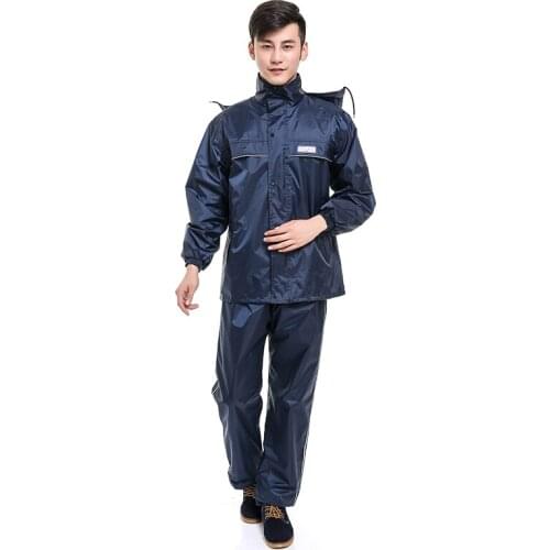 Waterproof Motorcycle Raincoat Rainproof and Anti-seepage Hooded Raincoat Poncho Velo Electrique Bolsa Rain Gear DD60YY