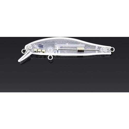 10pcs 4.7g 7cm Blank Unpainted Bait DIY Minnow Crankbait Wobbler Unpainted Lure Freshwater Fishing Blank Hard Lures Isca Pesca