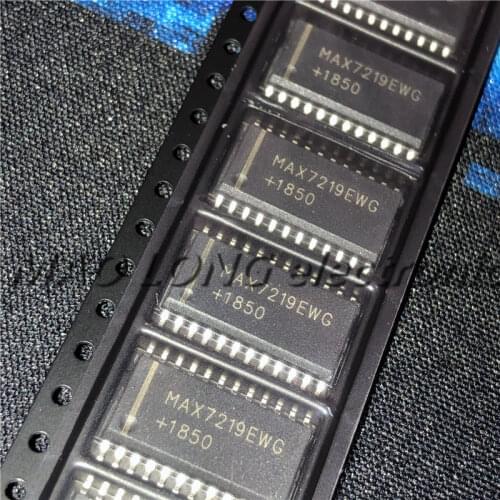 5PCS/LOT MAX7219EWG SOP24 MAX7219 MAX7219CWG SOP 7219EWG SOP-24 SMD new and original IC In Stock