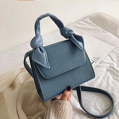 2020 Fashion Small Solid Colors Shoulder Bag Female Handbags And Purses With Handle New Pattern Leather Crossbody Bags For Women