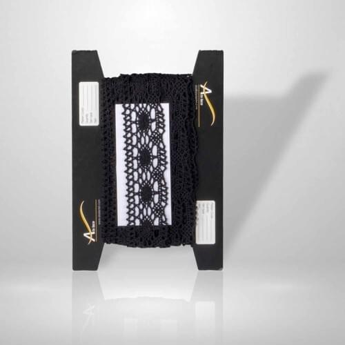 Ata Lace 501 Black Kopanaki Lace