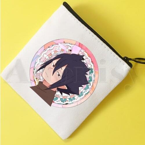 BNHA MHA Anime Tamaki Amajiki My Hero Academia Coin Purse Illustration Key Case Simple Small Cloth Bag New Creative Coin Purse