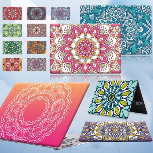 Laptop Case for Huawei Matebook X 2020/X Pro 13.9/Matebook D14/D15/13/14/Honor MagicBook 14/15 Mandala Pattern Hard Cover Case