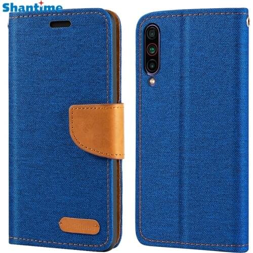 Oxford Leather Wallet Case For Meizu 16T With Soft TPU Back Cover Magnet Flip Case For Meizu 16T