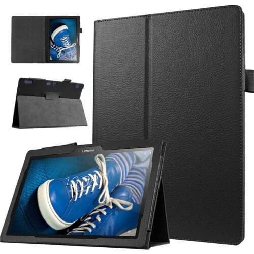 PU Leather Stand Cover Case for Lenovo Tab 2 A10 30 A10-30 X30F TAB2-X30F 10.1" Tablet Protective Cover Case Tab3 10 Plus