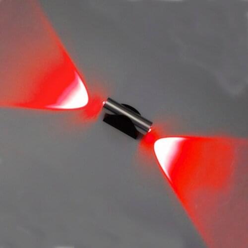 Double-headed Led Wall Lamp Home Sconce Bar Porch Wall Decor Ceiling Light Red Sconce Luces Decoracion Bar Ktv Wall Light