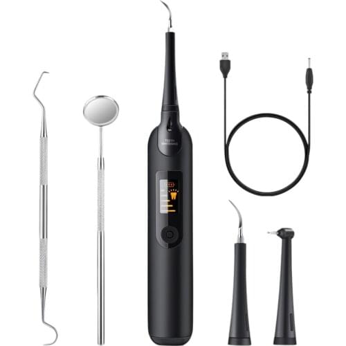 Electric Ultrasonic Scaler Tooth Calculus Tool LED Display Remover Stains Tartar Whitening Oral Cleaner Machine