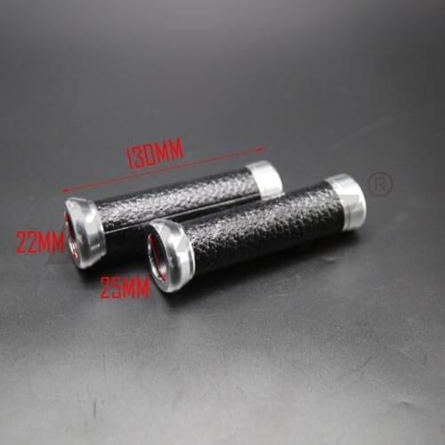 Flu for scooter Grips for motorcycle grips Scooter handle manopole moto knobs Rubber Handlebar Hand Grip Bar Heavy Duty Leather